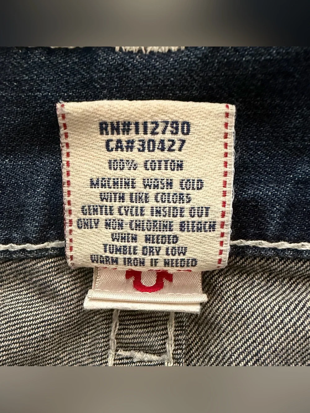 True Religion Men’s Ricky Straight Leg Denim Jeans